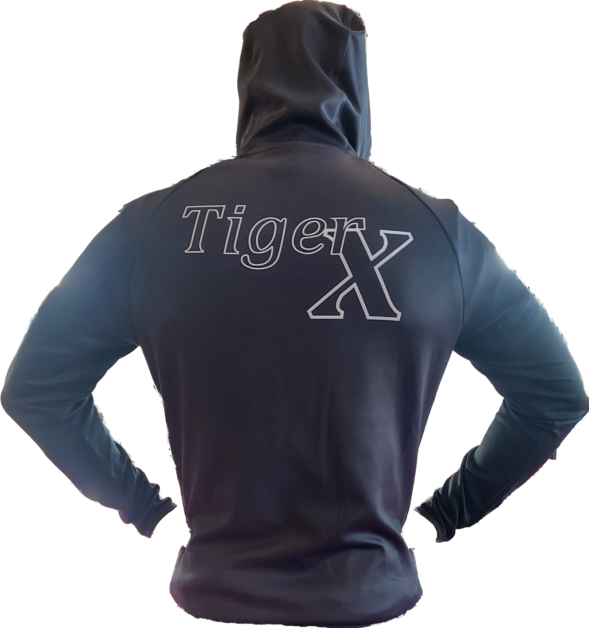 Sweat technique à capuche zip mixte Tiger-X Enfant